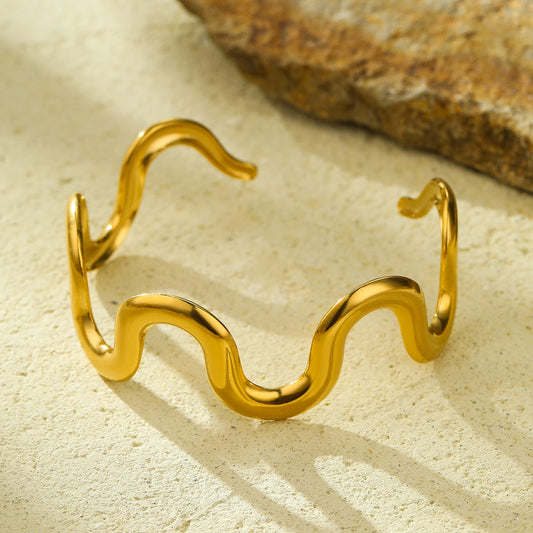 Pulsera Wavy Bangle